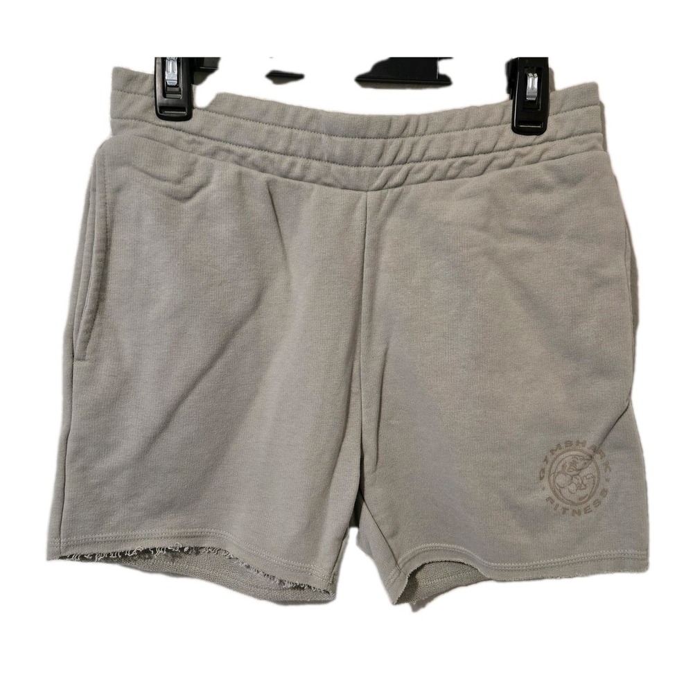Gymshark Legacy Athletic Sweat Shorts Drawstring Waistband Raw Edge Hemline Med